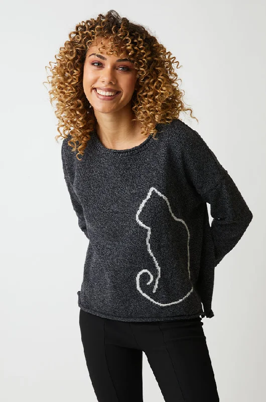 Women's Pullover Sweater with Side Slits-CATERINA PULLOVER-30% OFF for a limited time! Women's Pullover Sweater with Side Slits-CATERINA PULLOVER-30% OFF for a limited time!