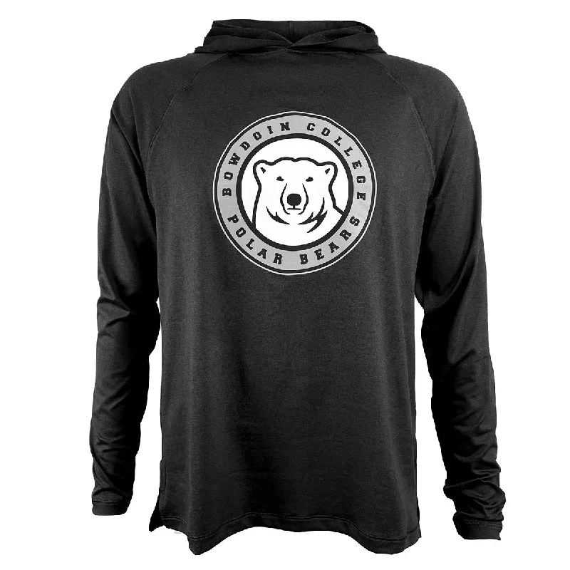 Women's Sweatshirts with Fitted Waist -Cayak Hooded Tee with Center Ice Medallion from Charles River