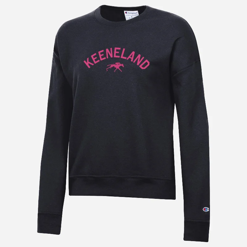 Women's Casual Style Pullovers Sweater-Champion Keeneland Women's Arch Crewneck Sweatshirt