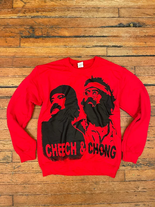 Women's Sweatshirts with Iconic Logo Design -Cheech & Chong Sweatshirt