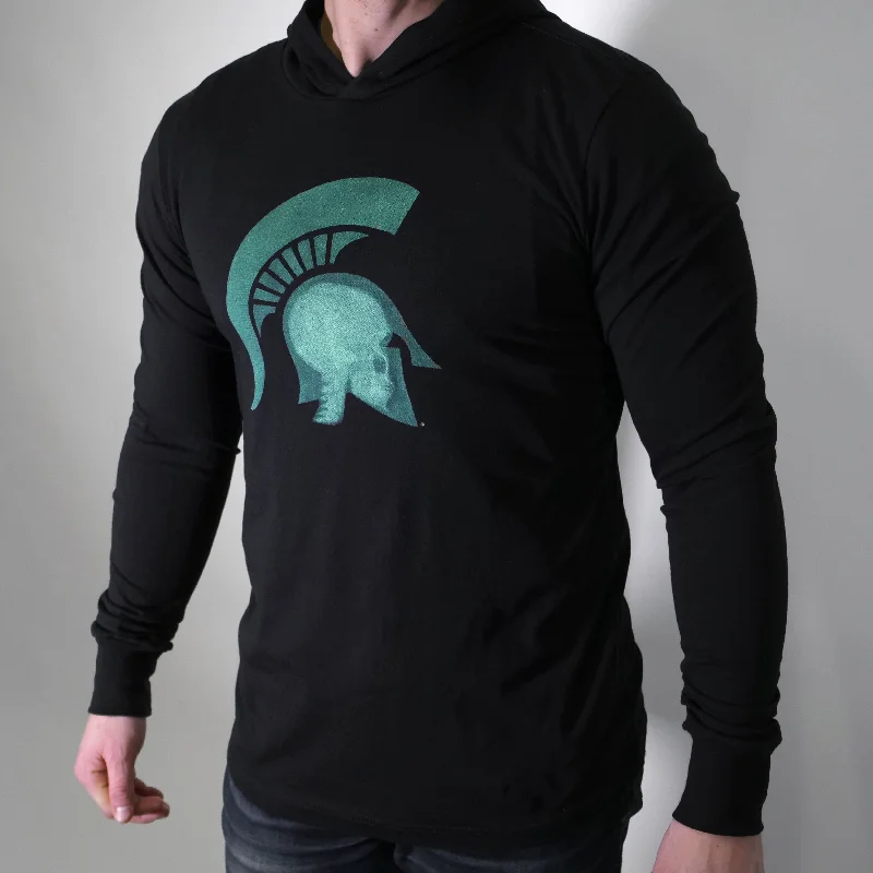 Women's Sweatshirts with Simple, Elegant Look -College of Human Medicine MD Sparty Long Sleeve Hoodie T-Shirt