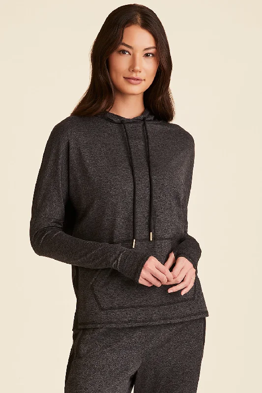 Women's Sweatshirts with Layered Design -Cozy Dolman Hoodie
