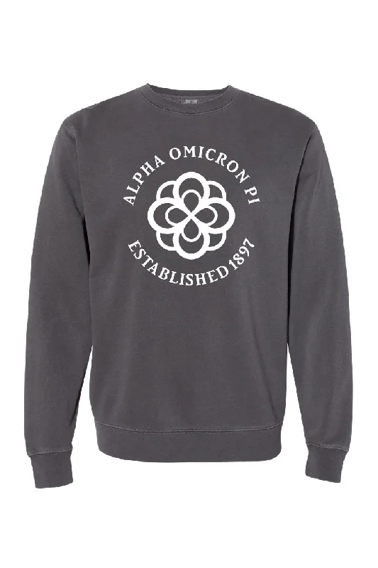 Women's Sweatshirts with Hood for Warmth -Infinity Rose Pigment Sweatshirt