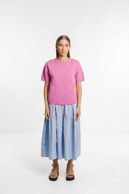 Women's Plain Short Sleeve T-shirt for Relaxed Fit -Delightful Tee - Sale - Wild Rose Women's Plain Short Sleeve T-shirt for Relaxed Fit -Delightful Tee - Sale - Wild Rose