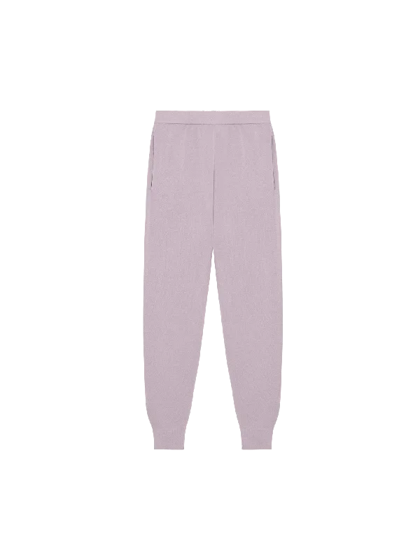 Women's Knit Sweater with Textured Pattern -Womens DNA Regenerative Merino Wool Track Pants—raisin purple Women's Knit Sweater with Textured Pattern -Womens DNA Regenerative Merino Wool Track Pants—raisin purple