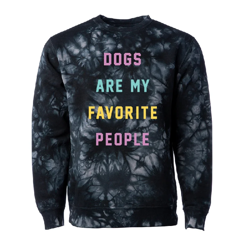 Women's Sweatshirts with Fun Patterns and Prints -Dogs Are My Favorite People Sweatshirt