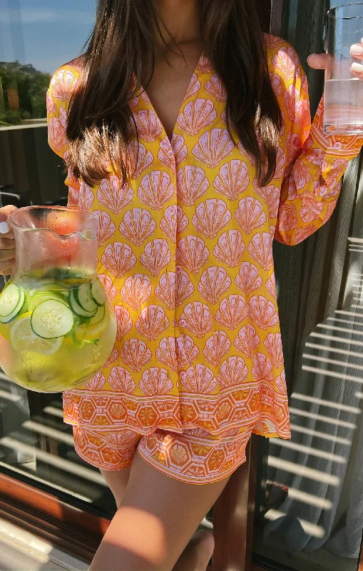 Women's Sweater Set with Lightweight Feel -Early Riser PJ Set ~ Shells Silky