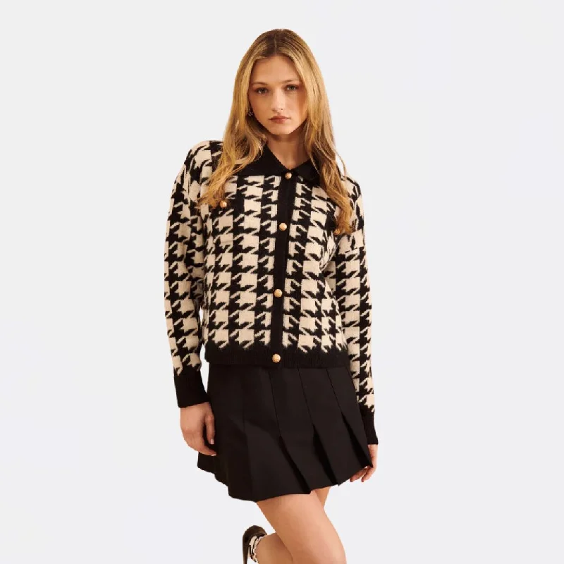 Knit Tops with Half Zip-Edward Cardigan (Oxford Evening)