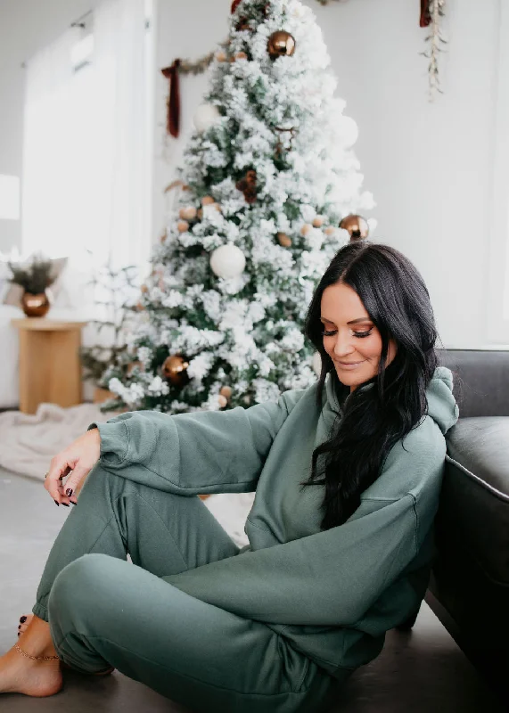 Women's Sweatshirts with Contrasting Design -Essential Hoodie by Lily & Lottie