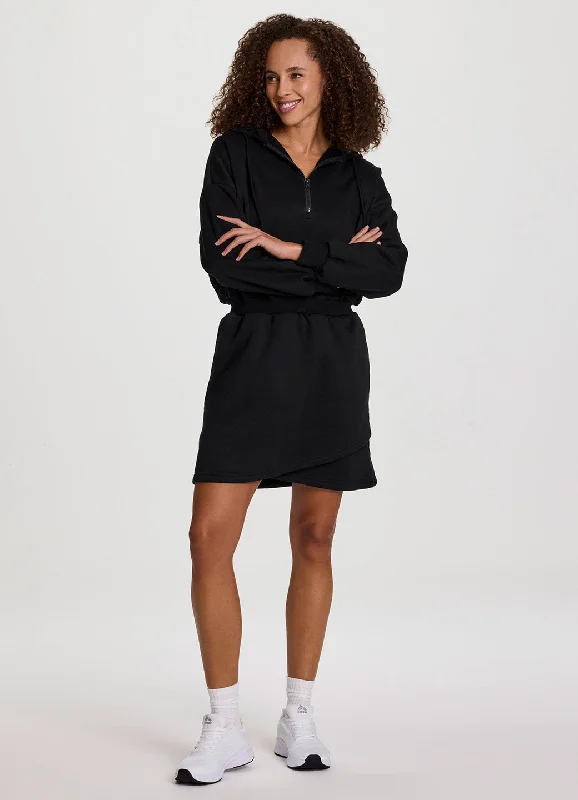 Women's Sweatshirts with Vintage Feel -Everyday Fleece Hoodie Dress