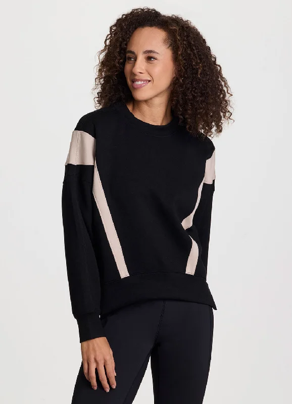Women's Sweatshirts with Modern Aesthetic -Everyday Scuba Cropped Sweatshirt