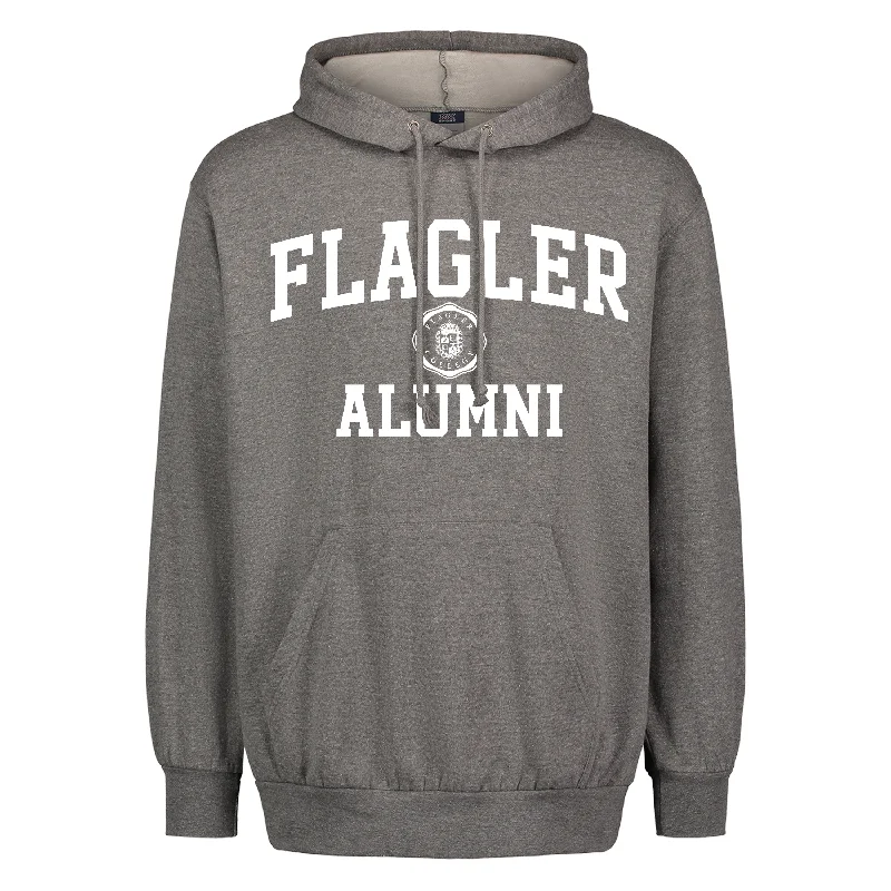 Women's Sweatshirts with Sporty Color Accents -Flagler Alumni Classic Hood