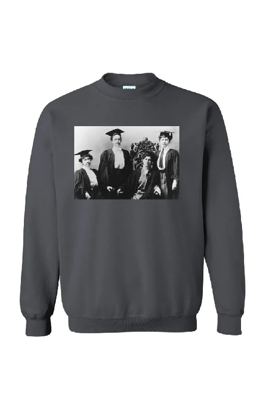 Women's Sweatshirts for Cozy Travel Outfits -Founders Portrait Crewneck