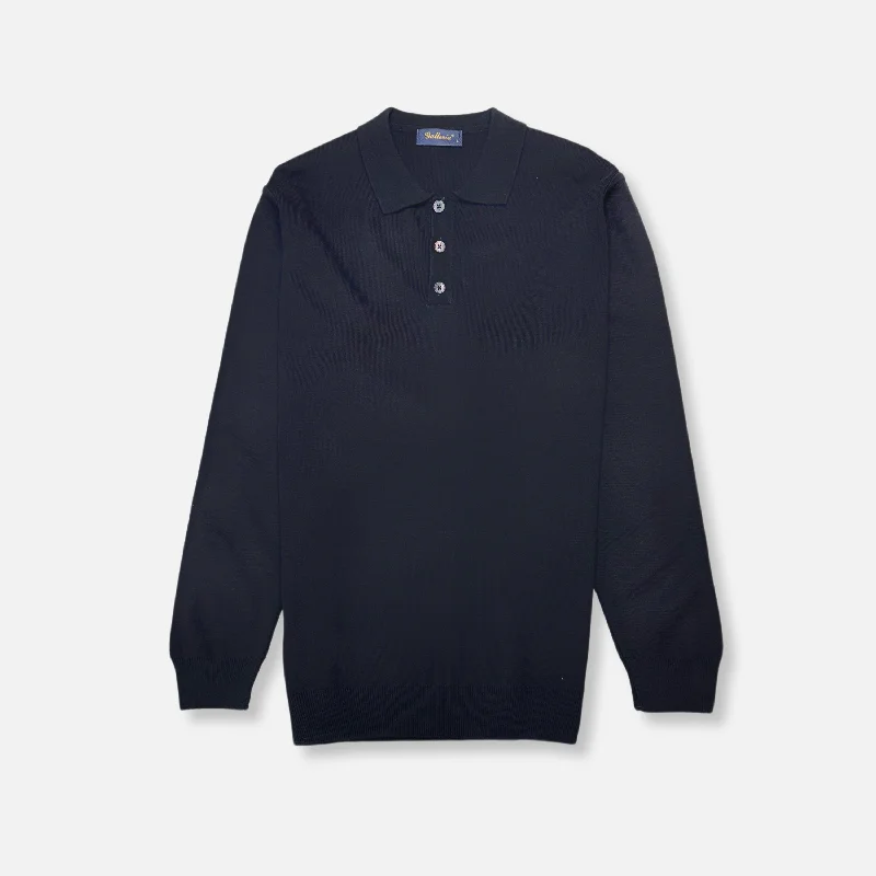 Women's Cozy Pullovers Sweater with Exaggerated Neckline-Gabe Pullover Polo