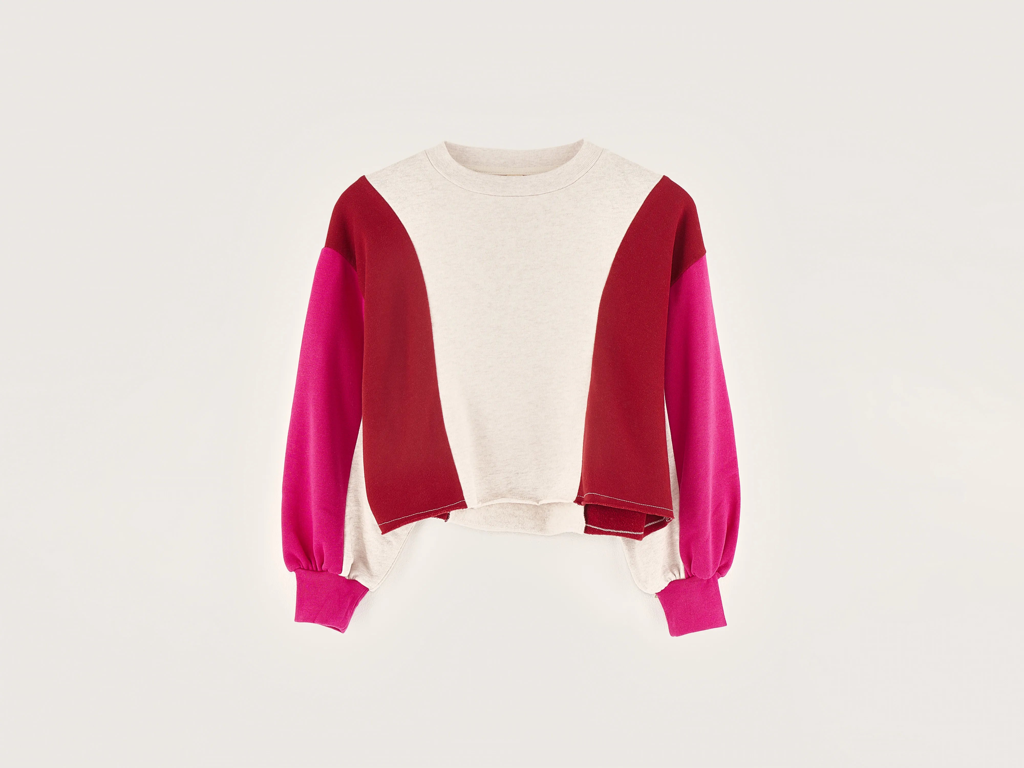 Women's Sweatshirts with Long Sleeves -Faroek round-neck sweatshirt (242 / G / SUGARCANE)