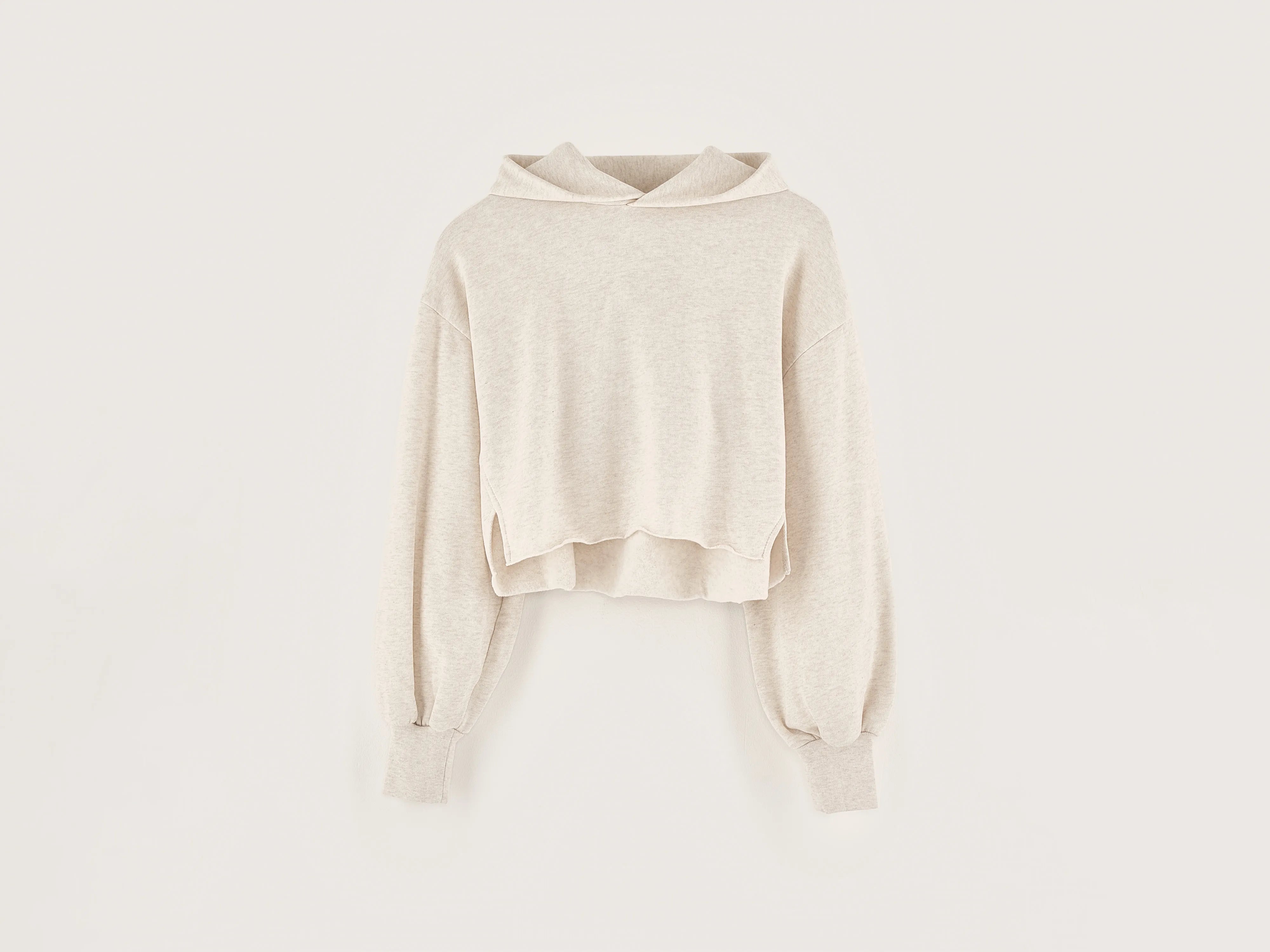 Women's Sweatshirts for Relaxed Days -Felico cropped hoodie (242 / G / SUGARCANE)
