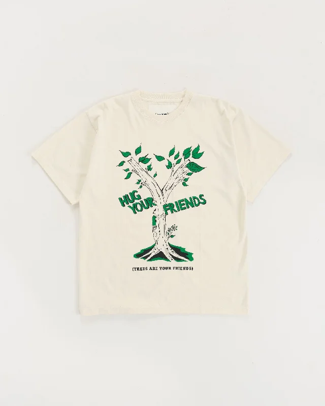 Women's Lightweight and Comfortable T-shirt -Grateful Tee SS - Hug Your Friends