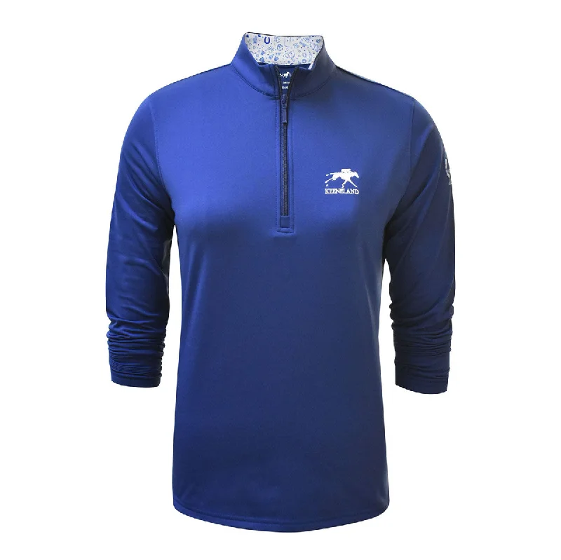 Women's Pullovers Sweater for Fashionable Comfort-Horn Legend Keeneland Women's UK Basketball Micro Fleece 1/4 Zip