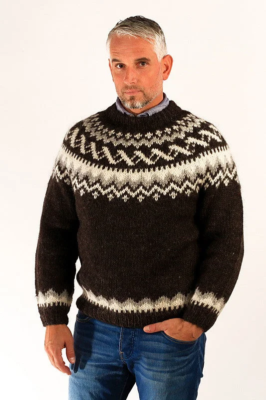 Women's Pullovers Sweater for Everyday Comfort-Traditional Wool Pullover Black