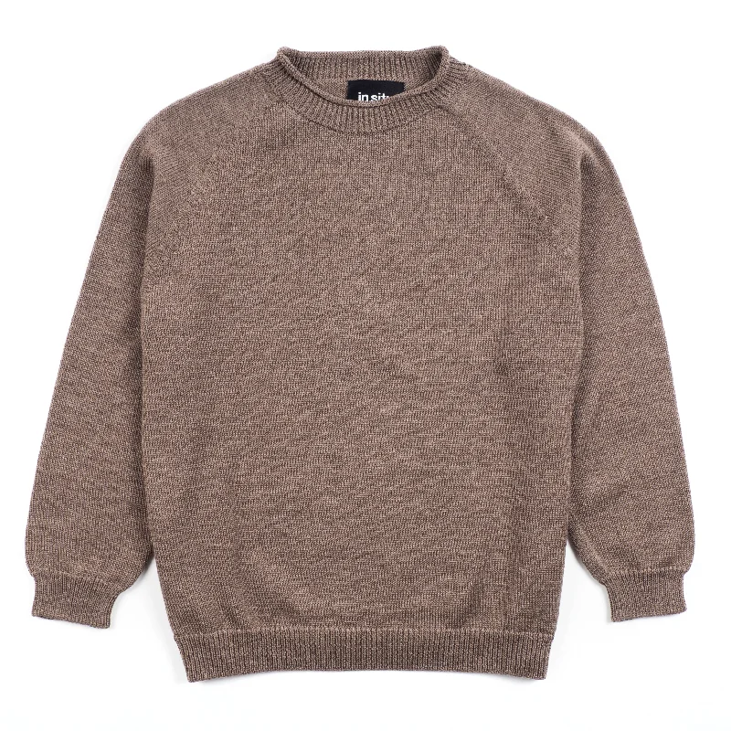 Women's Sweatshirts for Stylish and Casual Wear -In Situ - Heavyweight Crew - Borgiallo