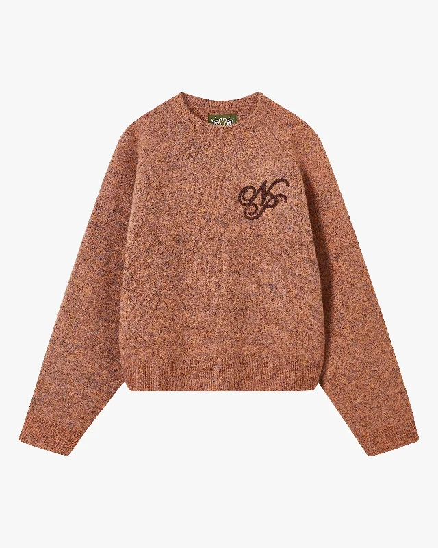 Knit Tops for Working from Home-LE MARAIS KNIT ORANGE