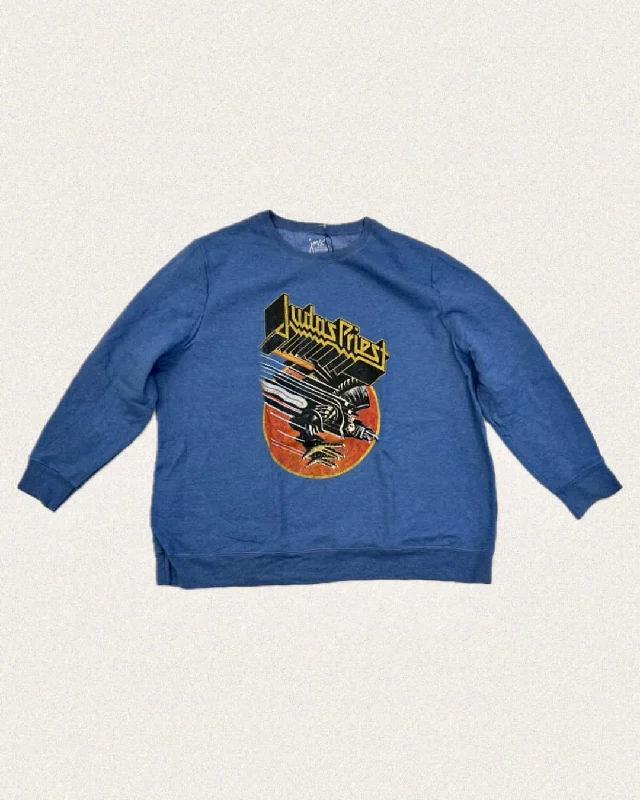 Women's Sweatshirts with Statement Graphics -Judas Priest Sweatshirt Sz XL