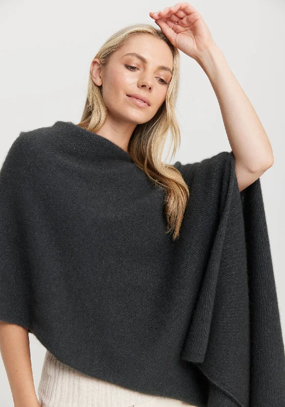 Knit Tops with A-line Cut-Kahukura Wrap