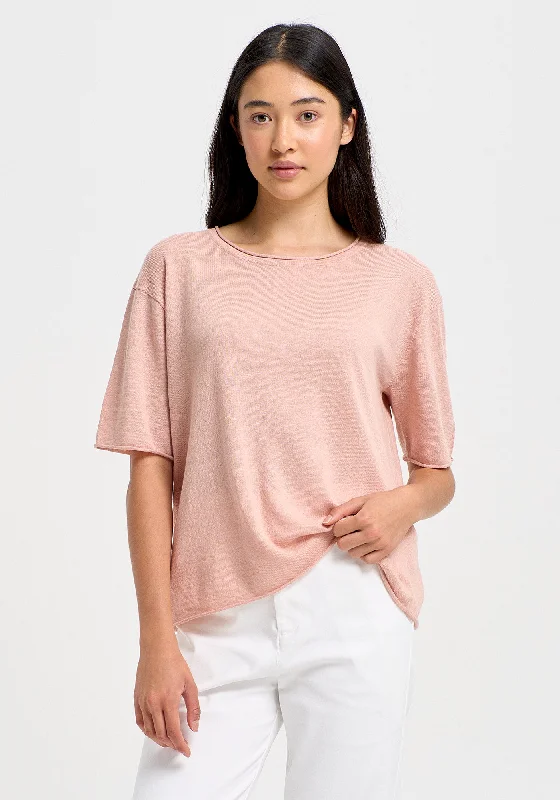 Trendy Women's Cotton Short Sleeve T-shirt -Kaylee Tee