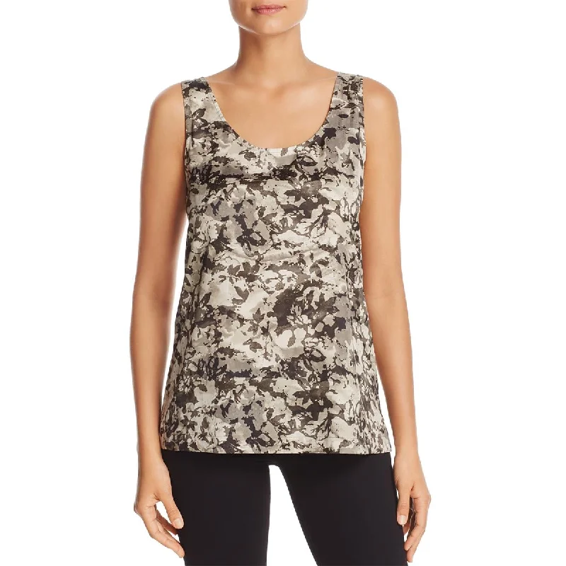 Women's Slim Fit Camis for Styling -Kenneth Cole New York Womens Camouflage Scoop Neck Tank Top Women's Slim Fit Camis for Styling -Kenneth Cole New York Womens Camouflage Scoop Neck Tank Top