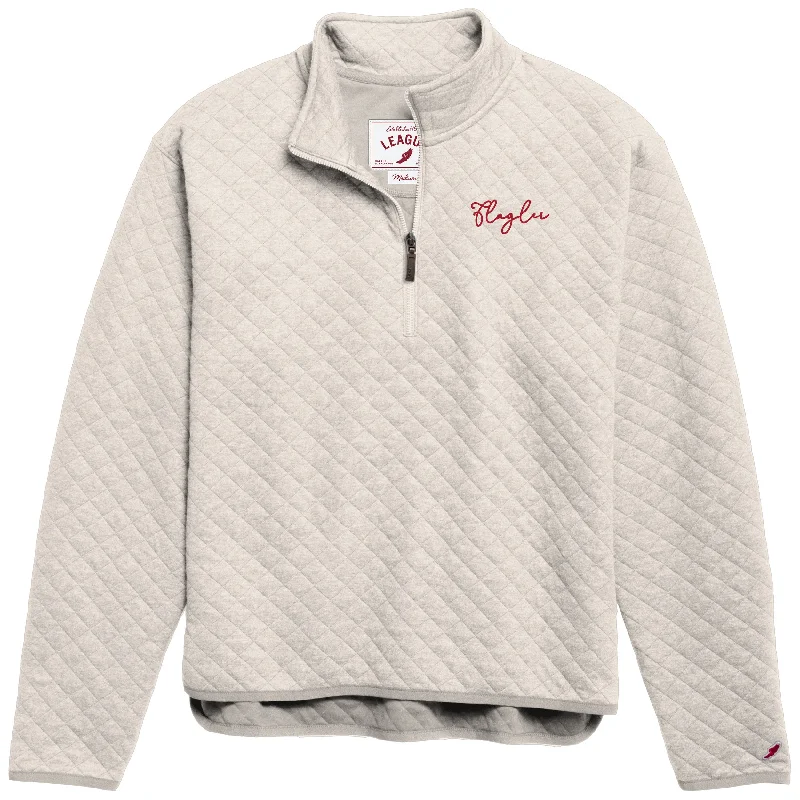 Women's Sweatshirts for a Minimalistic Look -Ladies Flagler Highland Quarter Zip