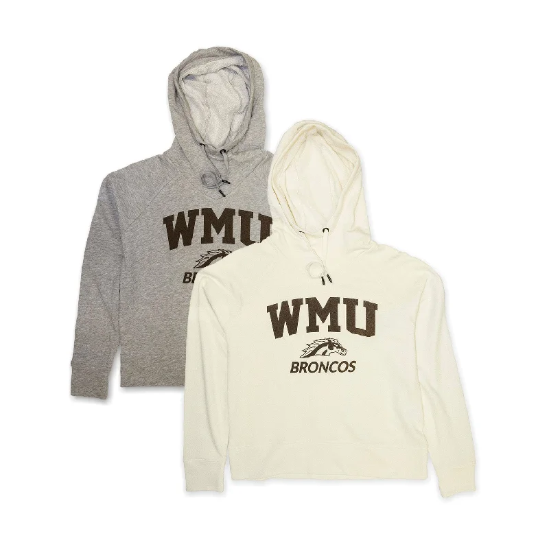 Women's Sweatshirts with Modern Sleeves -Ladies' WMU Hoodies