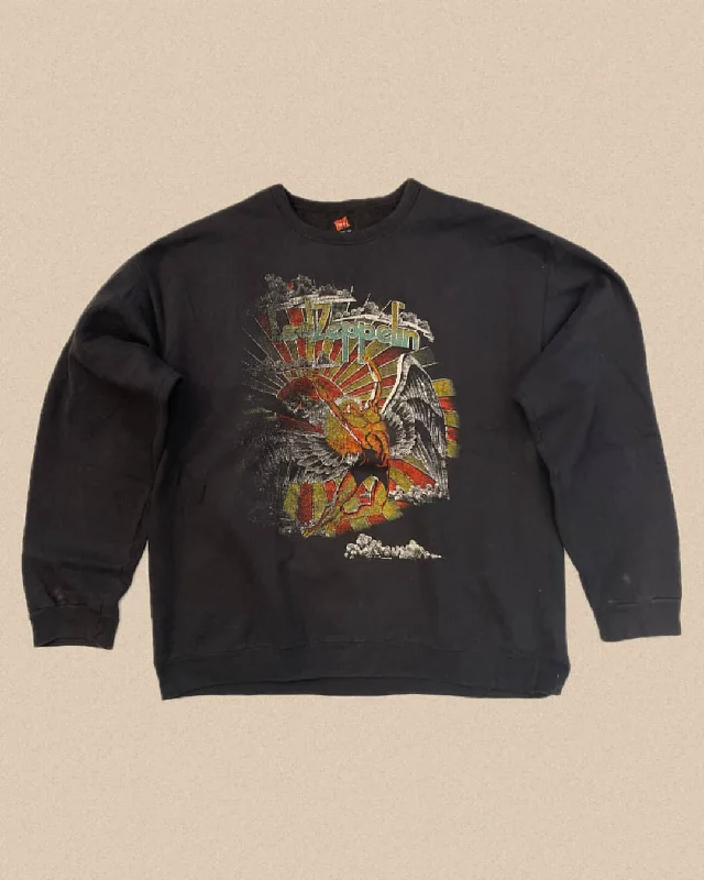 Women's Sweatshirts for Winter Comfort -Led Zeppelin Sweatshirt Sz L