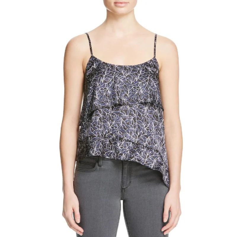 Women's Tank Tops with Decorative Ribbons -Likely Womens Charlton Printed Asymmetrical Tank Top Women's Tank Tops with Decorative Ribbons -Likely Womens Charlton Printed Asymmetrical Tank Top