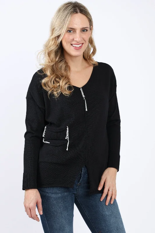 Women's Relaxed Knit Pullover Sweater-Lily Pullover