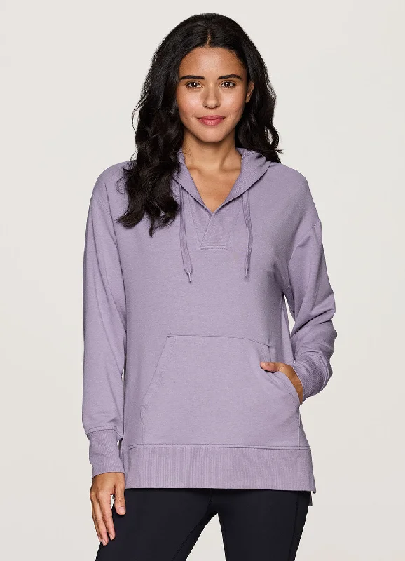 Women's Sweatshirts for Working Out -Long Weekend Hoodie Tunic
