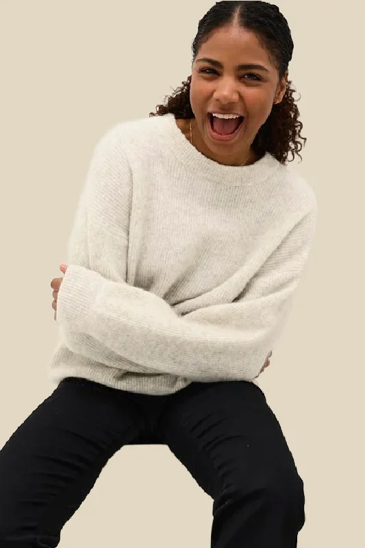 Women's Pullovers Sweater with Cozy Cuffs-Loraine Pullover