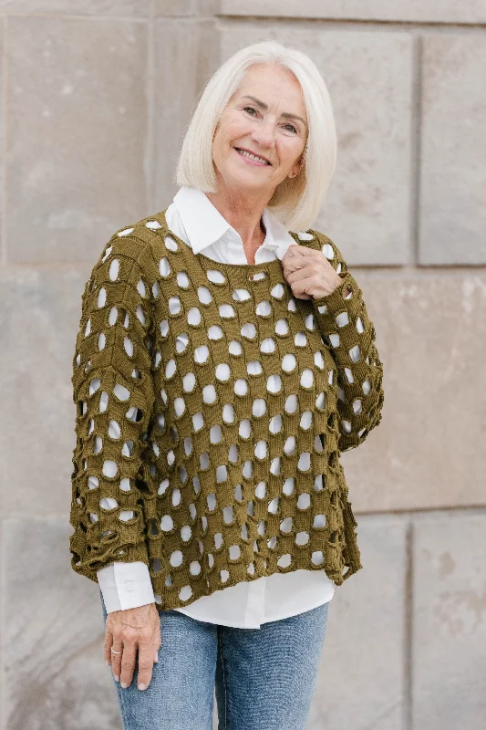 Women's Classic Knit Pullover Sweater-Lula Pullover