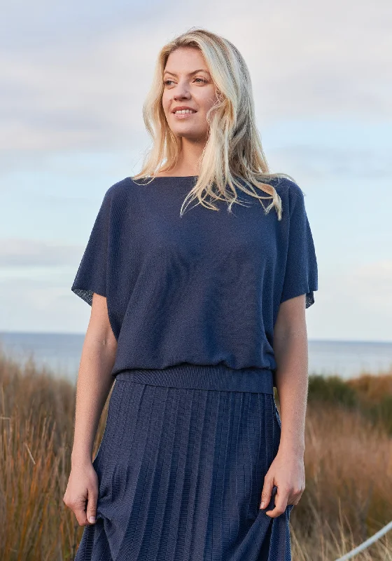 Women's Elegant Short Sleeve T-shirt for Special Occasions -Luna Tee