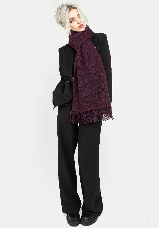 Knit Tops with Pop of Color-Marzanna Boucle Scarf