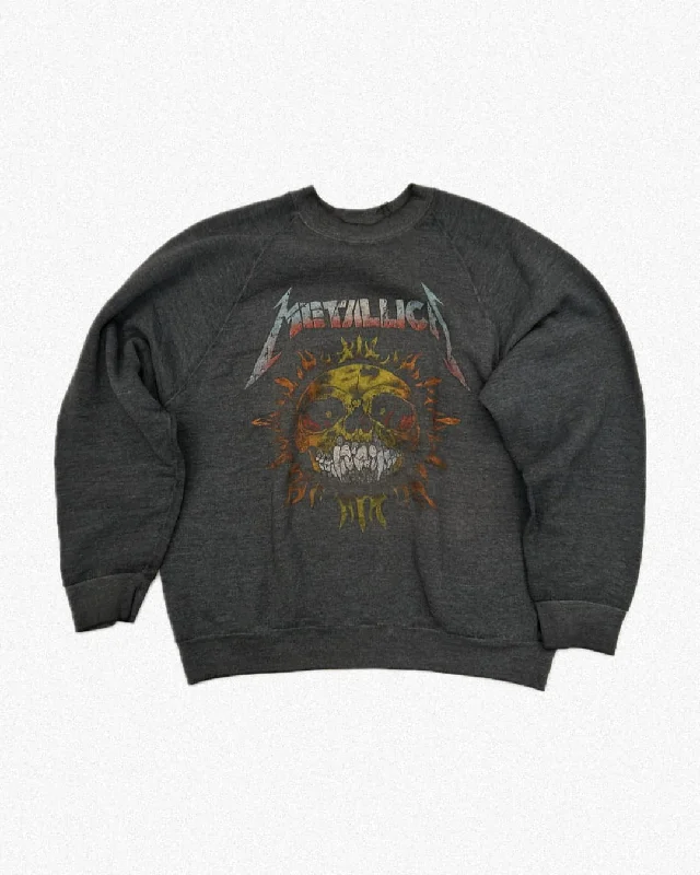 Women's Sweatshirts with Bold Logos -Metallica Orion Sweatshirt Sz L