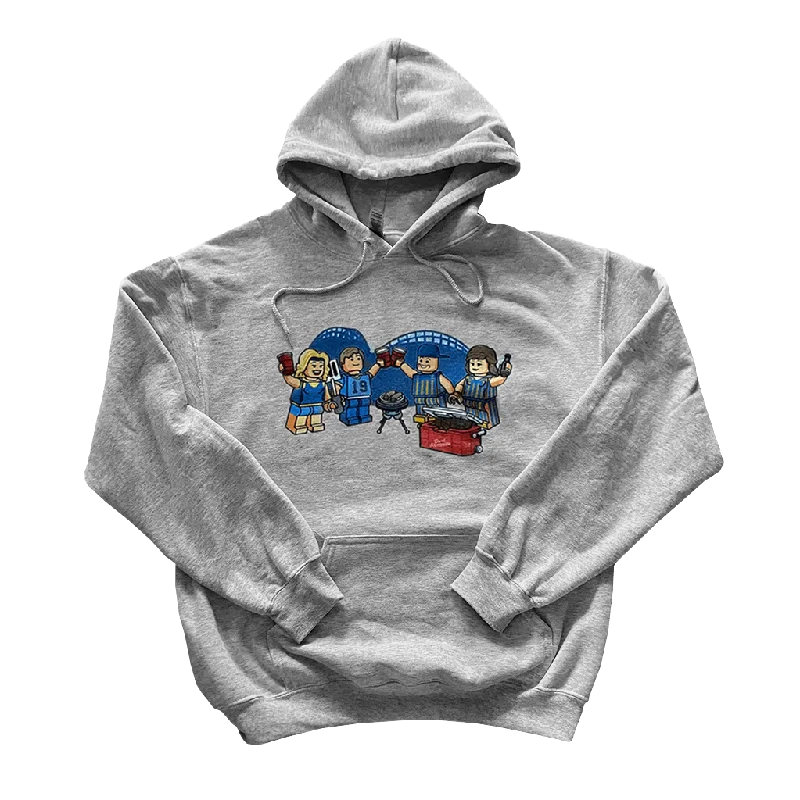 Women's Sweatshirts with Chic Print Designs -"Milwaukee Baseball Tailgating" Hoodie