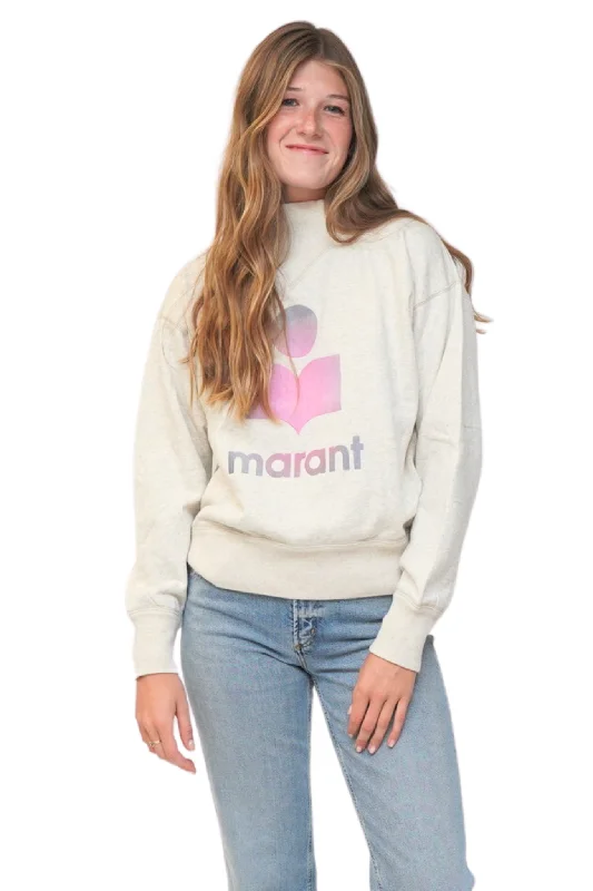 Women's Sweatshirts for Yoga and Pilates -Moby Sweatshirt in Ecru