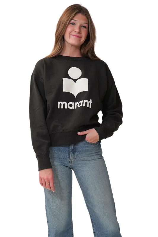 Women's Sweatshirts for Layering with T-shirts -Mobyli Crewneck