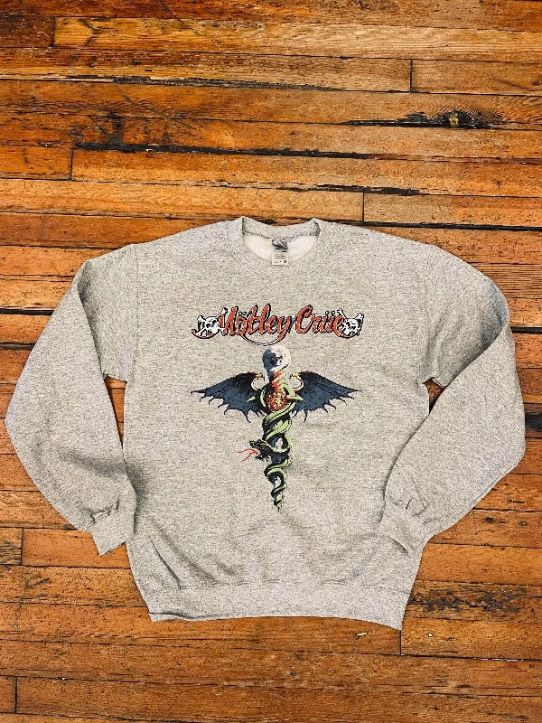 Women's Sweatshirts with Colorful Sleeves -Mötley Crüe Dr. Feelgood Sweatshirt