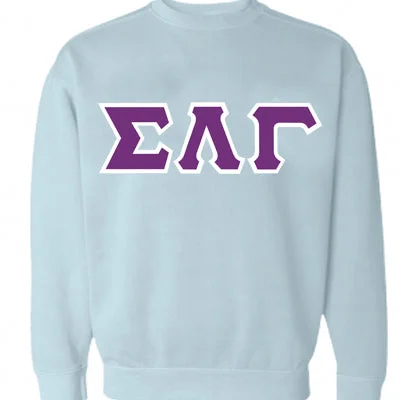 Women's Sweatshirts for Fall Fashion -Sorority Garment-Dyed Crewneck Sweatshirt - 1566 - TWILL Women's Sweatshirts for Fall Fashion -Sorority Garment-Dyed Crewneck Sweatshirt - 1566 - TWILL