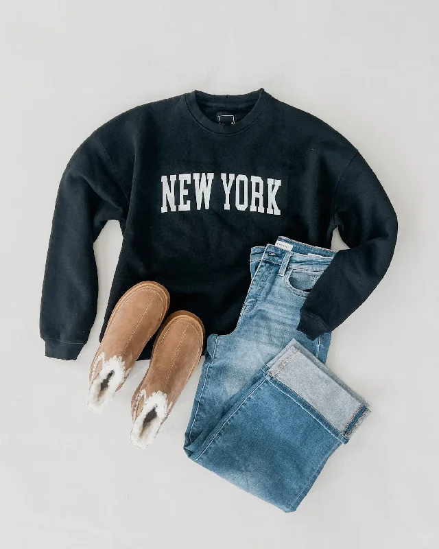 Women's Sweatshirts with Animal Motif -New York Graphic Crew