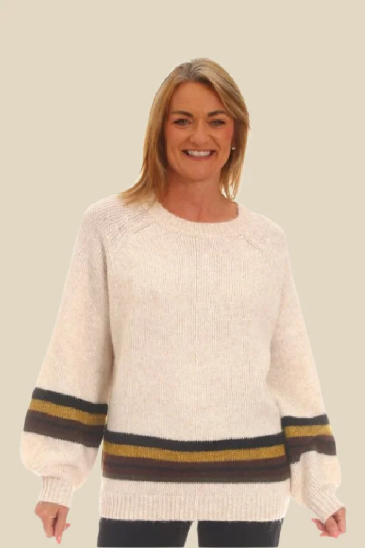 Women's Cotton Pullovers Sweater with Open Front-Odelyna Pullover