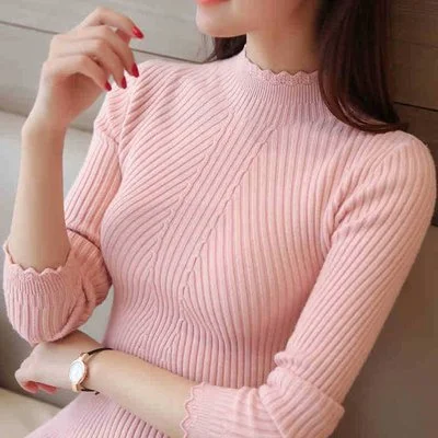 Women's Floral Shirts -Oem  Fall Clothes Design Women Blouse Ladies Custom Knitted Woman Sweater