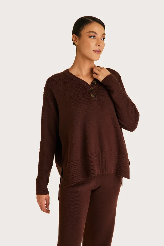 Women's Sweatshirts with Zipper Pockets -Olivia Sweater