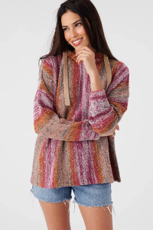 Women's Sweatshirts with Bold Stripes -O'Neill Jettie Sweatshirt-Nomad